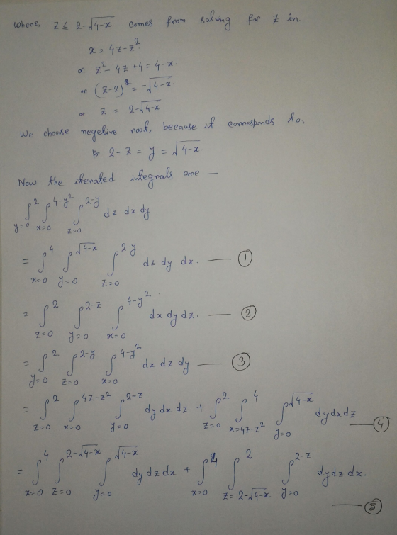 where, ZL 2-14-x comes from saling for z in x 2 4z-z? on 2 2 - 4Z +4 = 4 x . (2-2) ² 2 - 1 4 -2. Z - 2-14-2 OV We choose rege