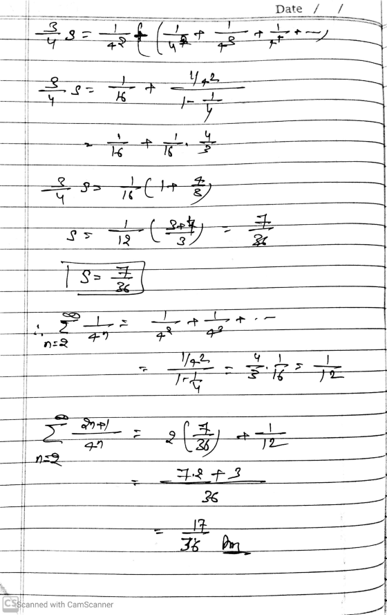 | Date / / =3= f(每平方 ) - ---- - - 一子。 *t+》 TS- - 08 [中心 47 子只干了 8 CSScanned with CamScanner