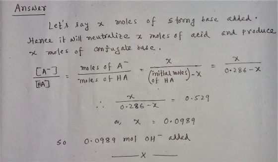 Ansses Let,8,8ay ㅈ moles of s tm base asded Hanee it will meu trakita χ m lesof acid and produce. X -msles of Cen丁ngniz ba