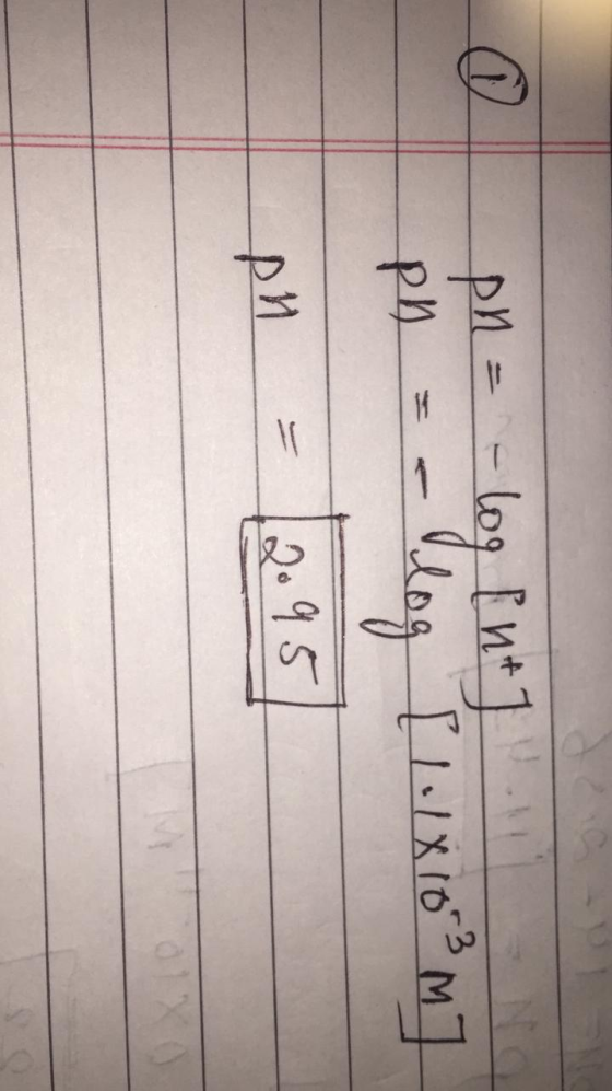pn = -log [n+7.11 pn == log ſlo137073M] pn = 2.95