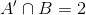 A, B = 2