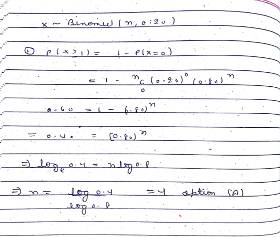 Binon n, o i 2 u ) eix=o) . १०) »lizoe sption CA) ी