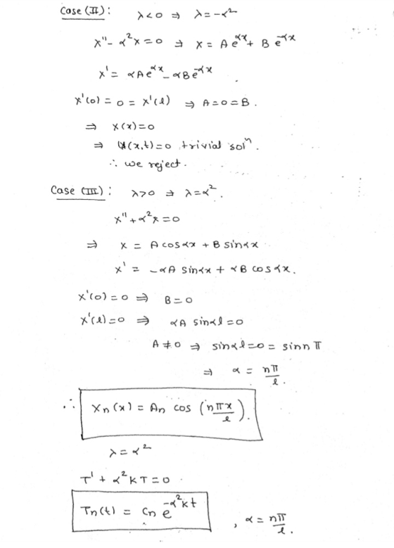 Cose (1) der? *- <?xco + X: Aett etxe x= x A x_agente xcol = 0 = xre) 9 8 = 0 =B . X(X)=0 &(2,4)=0 trivial soin. we rejec