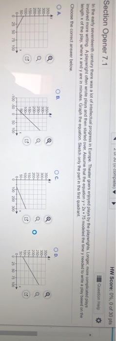 compete HW Score: 0%, 0 of 30 pts Section Opener 7.1 Question Help In the early seventeenth century there was a lot of intell