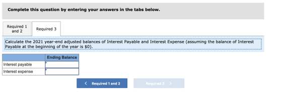 Complete this question by entering your answers in the tabs below. Required 1 and 2 Required 3 IIIIIIIIIIIIIIIIIIIIIII IIIIII