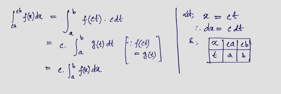 les filede = po flet). edt 1 . . = e. 1 g (t) at fiflet) l Let, a = et I ada= cat ] , &, x lealebt tl alb lagt4) es f@e) dar