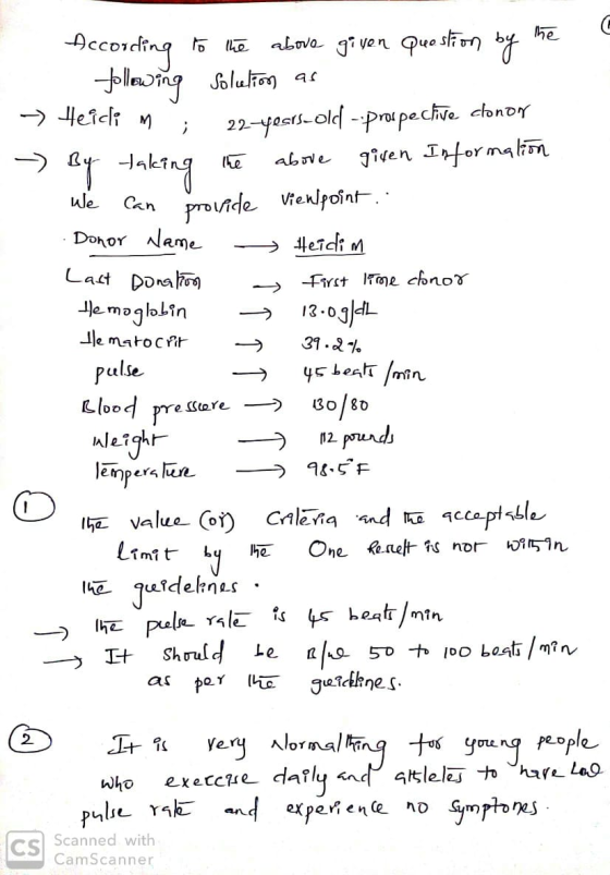 he above gi ven que slion by According 5 follavng Soluton as to Ihe 22-yesth-old --pru pectire ctonor given Informalin Haking