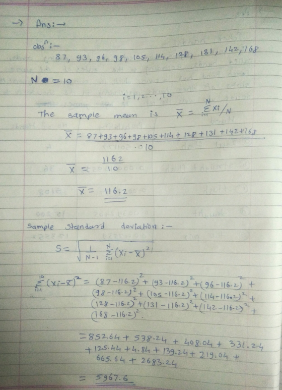 87, 93, ah get-lost-litt-L X:-974 116 2 Sample Shandard devieuhon i 2: に1 C 128-116.2+(131-116.2). (1 42-116-2 yet 168 -1162 二853.64 t 538-24 ±ム08.04 + 331,2 665.64 2683.24. 59 67-6 .