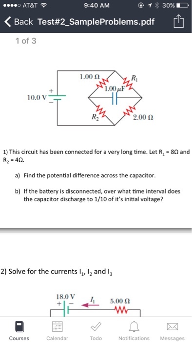 This circuit has been connected for a very long ti