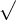 \sqrt