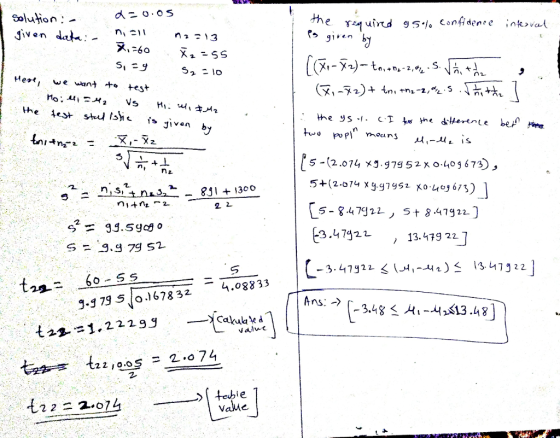 Solution . dence in.le>va入 -6o He, e wa+o tes* s (2.074 x3.g752 x o 403 673, tnz n,S, 5-847g 2Lノs t 8.47922.) 3.4722 2 13. 47922] .79 o.>678324.08833 ns:-3.413.48 tas,= 1.22293 2.o 74, tz2 ,0.os valie.