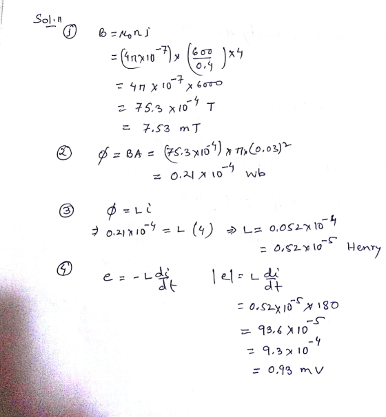 Sol n O,03 dt 9.3> 10 0.93 mV