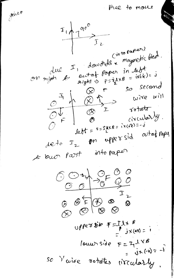 care Yoo pre I z (in to paper, bied. on upper sid outaf pape free to move de to Iz into paper so IT ㅍ due I dowords magnetic