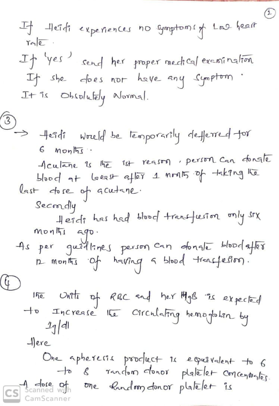 Lo healt experiences no Symptomsf Tale If yes send her proper raedical examinalio If she It Ts heve any Symptom cfoes nor Obc