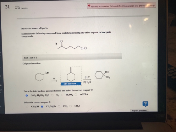 attempt 31. value 6.38 points You did not receive full credit for this question in a previou Be sure to answer all parts. Syn