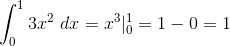 3x2 da = 2*6 = 1–0=1 5