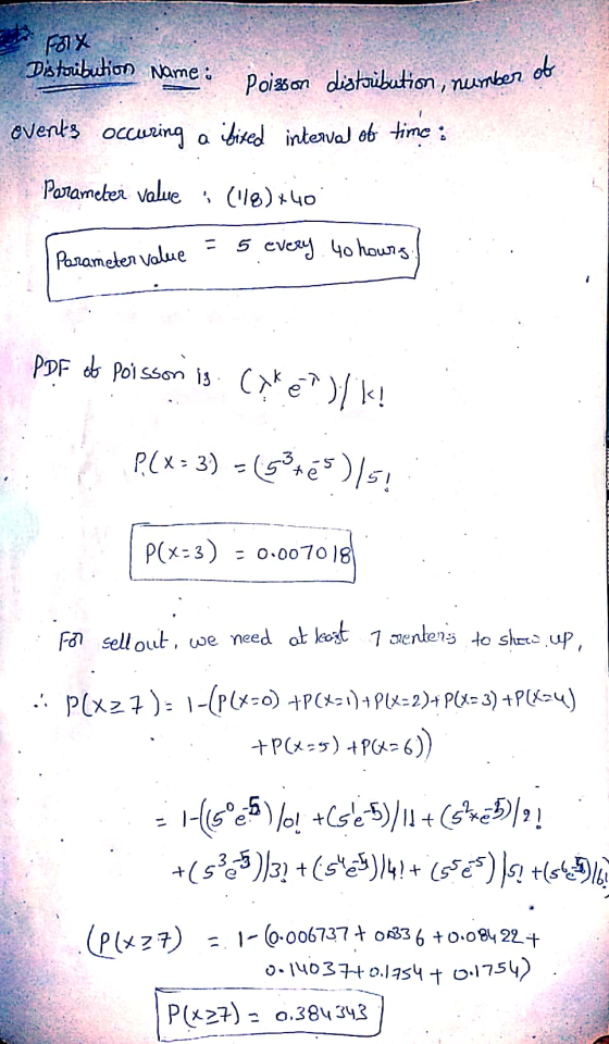- FJ1X Distribution Name: Die diabilition member of events occuring a fixed interval of time: Parameter value (118)*40 Parame