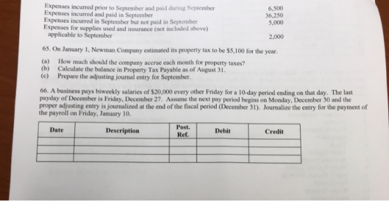 Expenses incurred prior to September and paid during September Expenses incurred and paid in September Expenses incurred in S