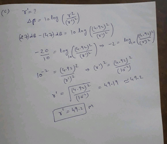AB= lo log ( 12 13 ) (27) 26 -(47) dB = lo log ( * = page=49-18 -43.2