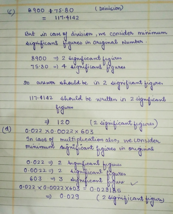 (Denision) 8900 +75.80 117.4142 division , we consider minimum 75.80 = 4 So 117:4142 should be written in 2 But in case of si