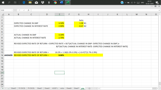 | 0 = a = 3 3 4 5 W ? v L 1 ENG 02:12 14-02-2020 26 E20 fi C A B D E F G H I J K L M N O EXPECTED CHANGE IN GNP EXPECTED CHAN