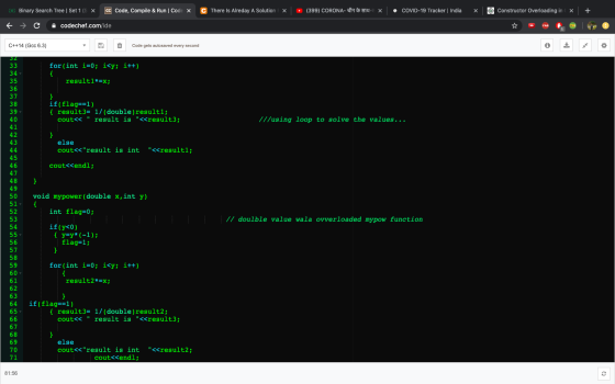 OG Binary Search Tree Set 1 (s x CC Code, Compile & Run | Code X C There Is Alreday A Solution x (399) CORONA- Ei ose X COVID