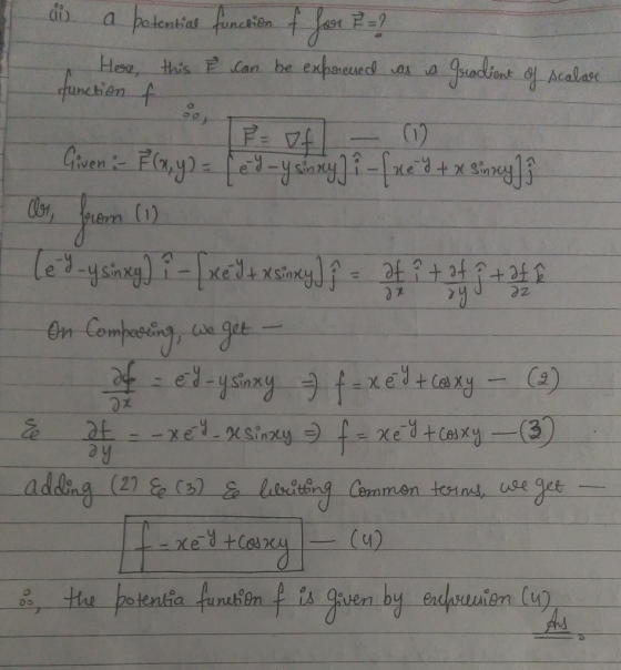 d) a patential tadient 1) liven- 02 adding (2 potentia