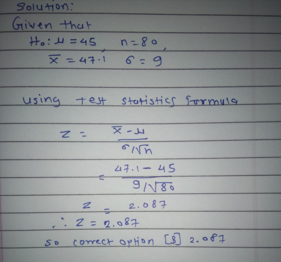 Given tha ーーusing-test statistics pormu19 2,68