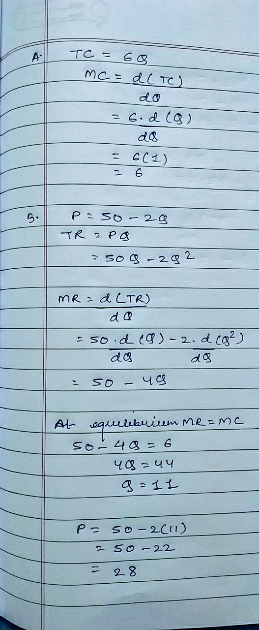 TC = A- MC= dlTC) 2 6 d (3) d8 CC1) 2. P SO 2-C TR 2 PO - 2 2 MRd LTR) d aa so d a) - 2. d cg) че SO MR MC Al S0-4 = 6 11 P s
