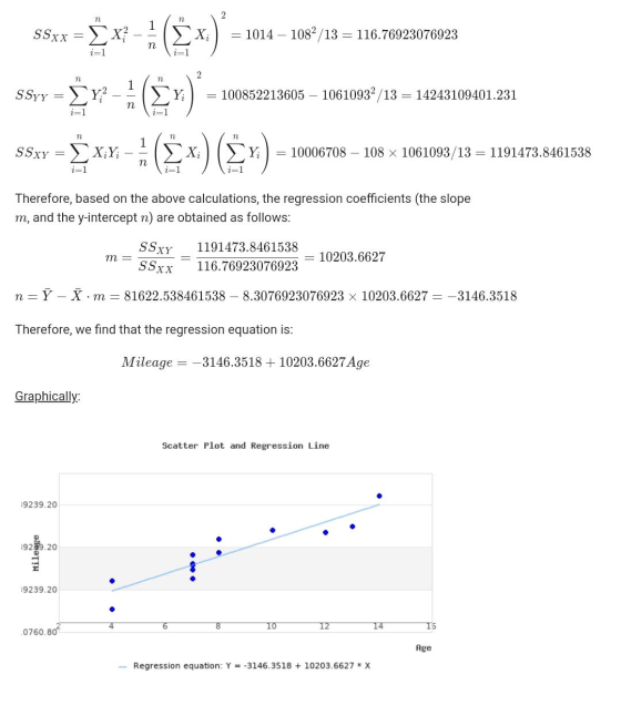 2 SSxx = ΣΧ? ΣΧ; = 1014 - 1082 /13 = 116.76923076923 1=1 2 1 = 100852213605 – 10610932 /13 = 14243109401.231 5ης - Σ - (Σ.) Σ