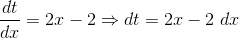 dt dr = 2.1 – 2 dt = 2.1 – 2 dr