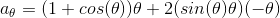 a= 1+ coᎦ( Ꮎ ) Ꮎ + 2[ sin[ Ꮎ ) Ꮎ ) ( -Ꮎ )