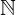 \large \mathbb{N}