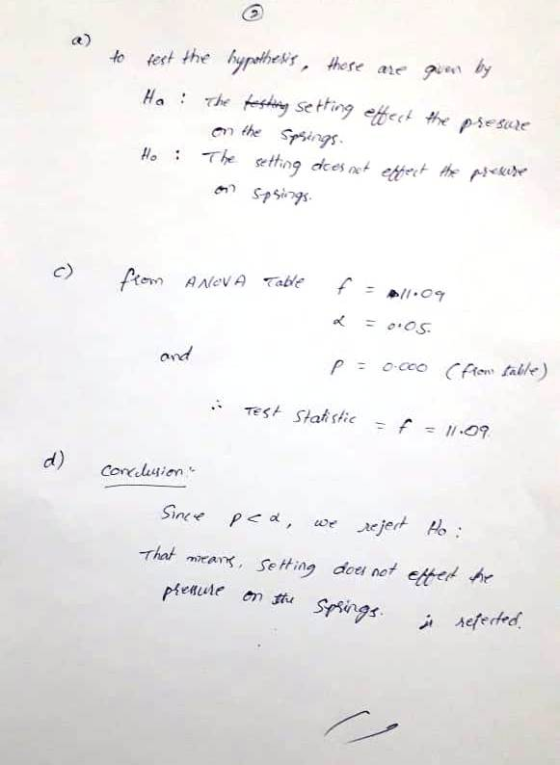 a) to tet the hyhe, here ae by Hang setting eeek the este : The setting dcest ee c) 11.09 ay Sine P<a we rjet イhat nieax. Setting doeinot ette erfed