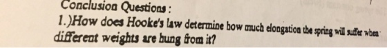 How does Hooke's law determine how much dungeon th