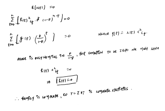 Elhiti] 50 ale (Ritu (1-0)**] -0 E [8117 CZ 30 Але flt) = ht) <*. e for sunation to be ZERO We must have above is POLY NOMYOL