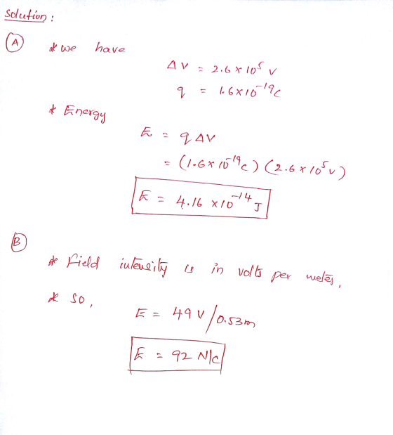 Solution we have AV in vol pe we wela) So