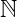 \large \mathbb{N}