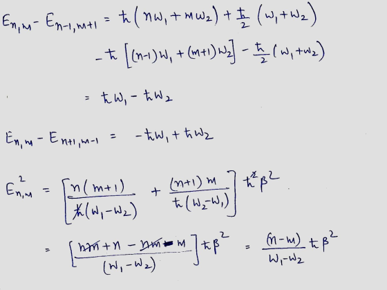 Enim-En-1,miti ħ(nw, +mW 2) + t (w, +W2) -to [(-1)w, +(m+1) wz] - Ę (w, twe) - ħW, - ħWz En, ne-Enti,mars = -tw, + ħ Wz 2,2 2