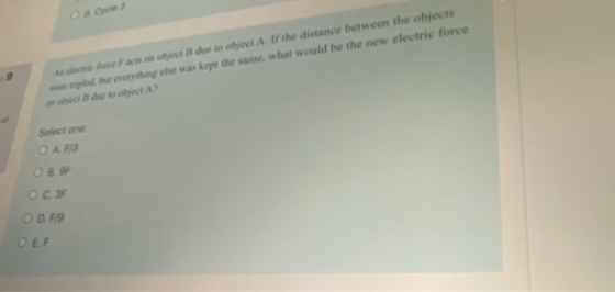 As we woje i dha to object. If the distance between the objects www.patreothing else was kept the same, what would be the new