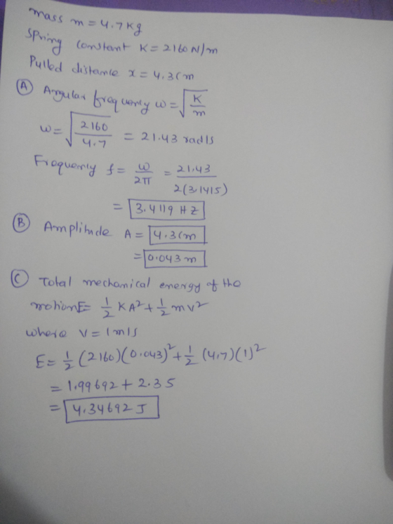 mass m=4.7x 2160 T(is) 3.4119 Hz Cola mechomi cal emengd t Ho 1.99 69-+ 2.35 y,34692-J