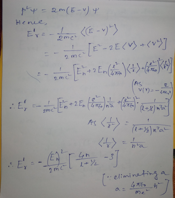 ply = 2m (E-v) 4 Herne, Elram -- (E-v)) [E-2E<V)+<3] 12h 4 2 2mc AS <tr> = Textanah <ty a na nra 2 mc {a eliminating a
