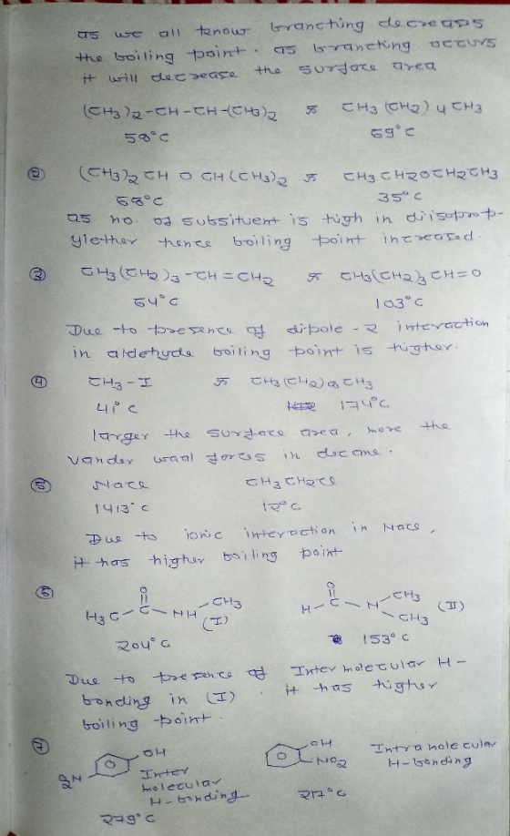 trancting dacreaS altonou +he boiting boint turill dacease oCCUYS এ5 ৬पcng (CH32-CH-CHCH CH3 (CH2) uCH3 5 CH32 CH 0 CH (CH3)2