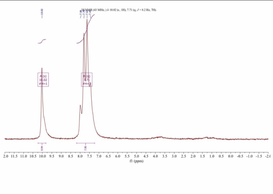 UN (43 MIL.) 10.02s, 1H), 7.716.J-2 Hz. ) 2.0 11.5 11.0 10.5 10.0 9.5 9.0 8.5 8.0 7.5 7.0 6.5 6.0 4.0 3.5 3.0 2.5 20 15 100.5