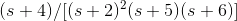 (s 4)/I(s2)(s5) (s 6)