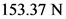 153.37 N
