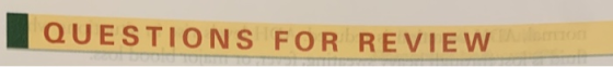 QUESTIONS FORbREVIEW