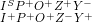 isp+o+z+Y- 1+P+O+z-y+