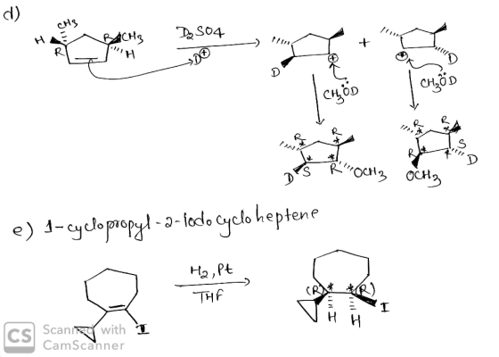 HABACHEDx 304 - no e) 1-cyclopropyl-a-lodo cycloheptene * I H Scand with CamScanner