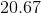 20.67